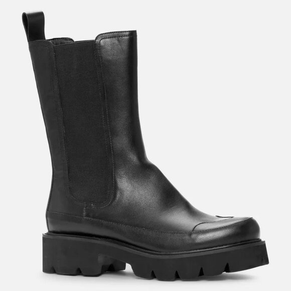 NEW ILSE Jacobsen Calf Length Chelsea Leather Boot - Black EU38, EU41 - Picture 1 of 5